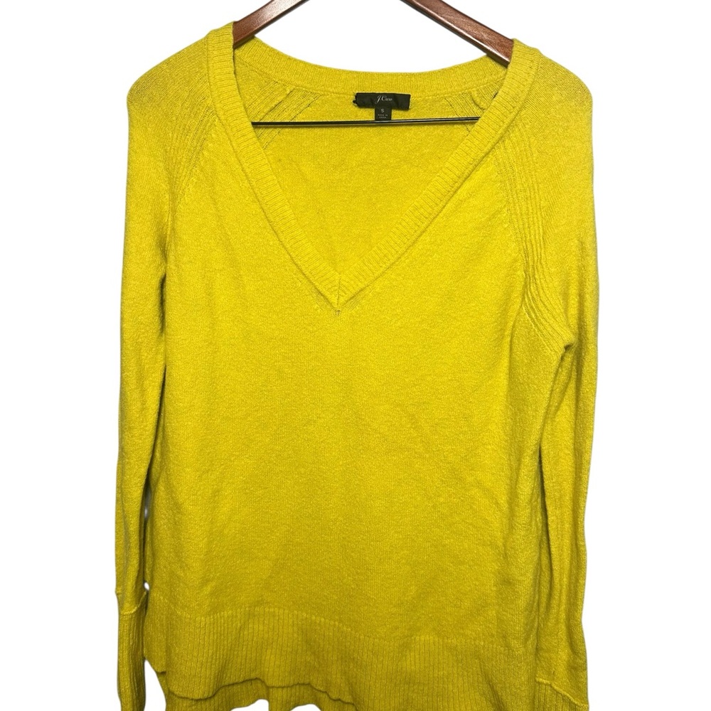 J. Crew Mustard Yellow Knit Sweater